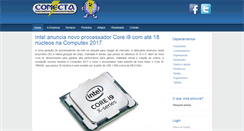 Desktop Screenshot of conectainformatica.com.br
